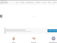 Tablet Screenshot of dentalgumsrajkot.com